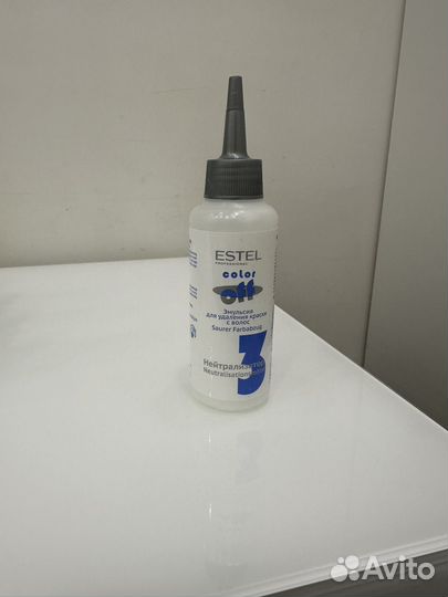 Эмульсия для удаления краски с волос estel смывка