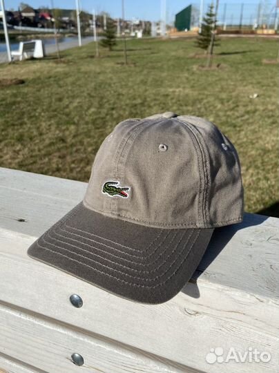 Кепка / Бейсболка Lacoste темно-серый