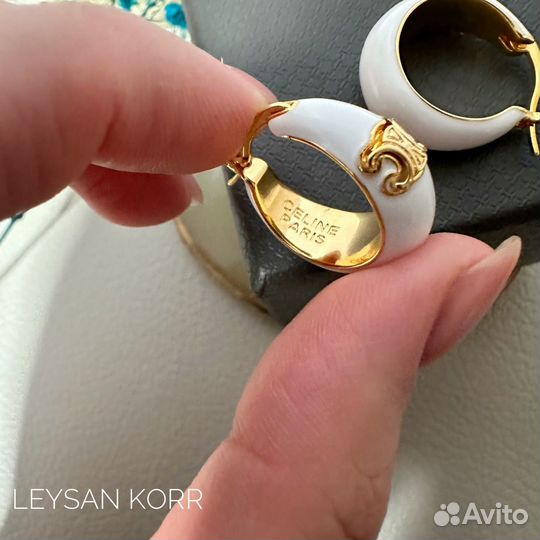 Серьги celine