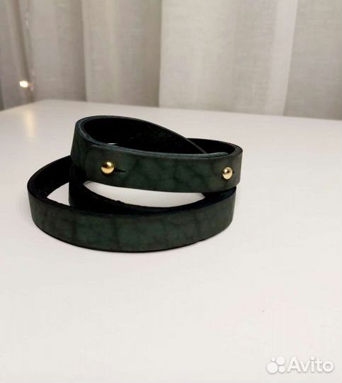 Ремень женский из натуральной кожи 15 мм