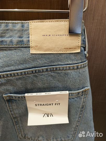 Джинсы zara мужские