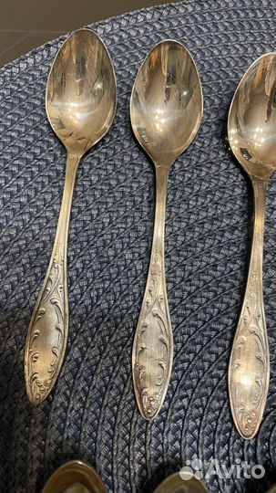 Ложки мельхиоровые 12 шт СССР