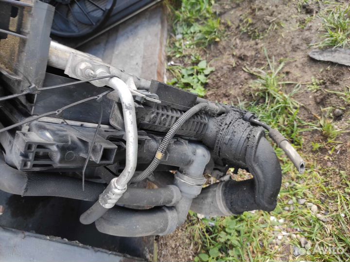 Комплект радиаторов с диффузором на opel astra J