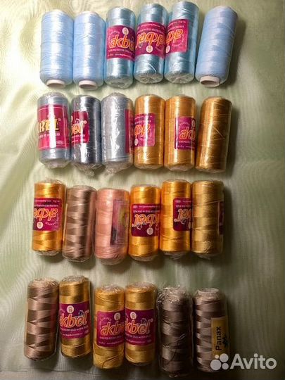 Нитки швейные