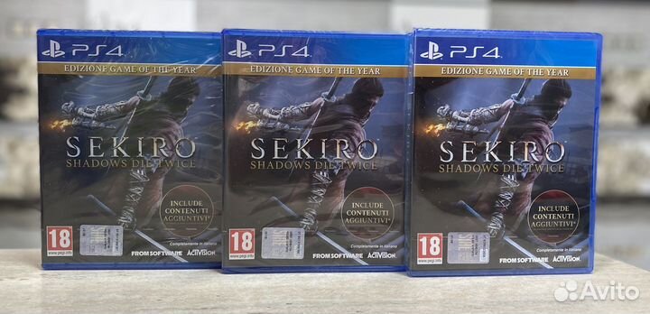Sekiro Shadow Die Twice GoTY (Новый Диск) Sony PS4