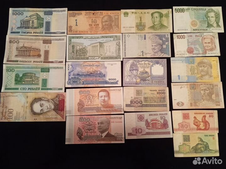 Банкноты иностранные