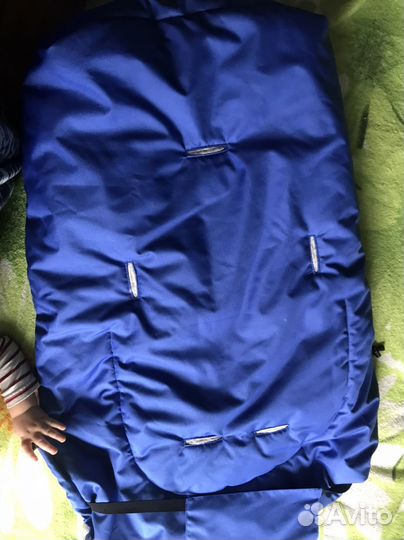 Зимний конверт в коляску на овчине