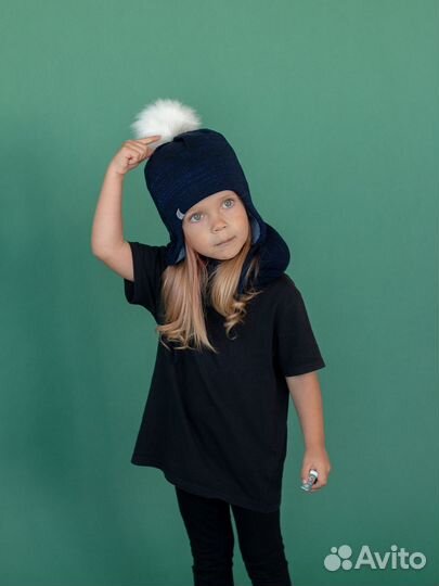 Шапка новая для девочки 4-5 лет