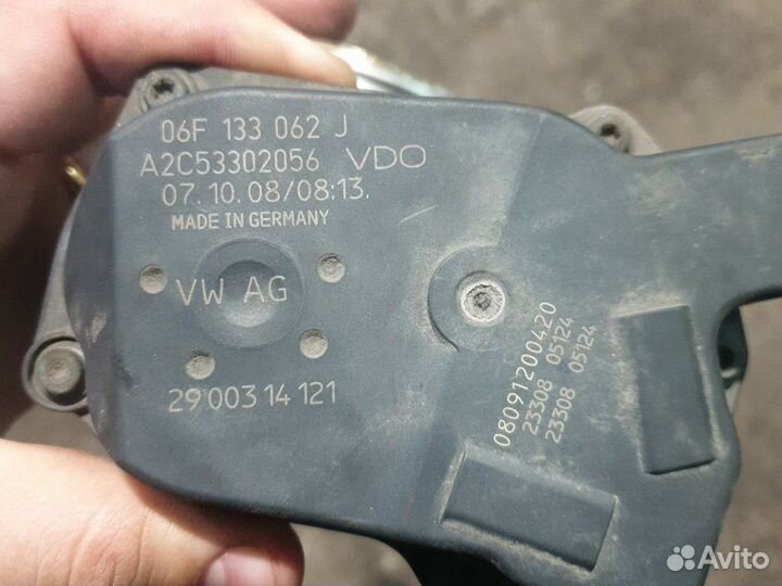 Дросельная заслонка шкода октавия А5 1.8