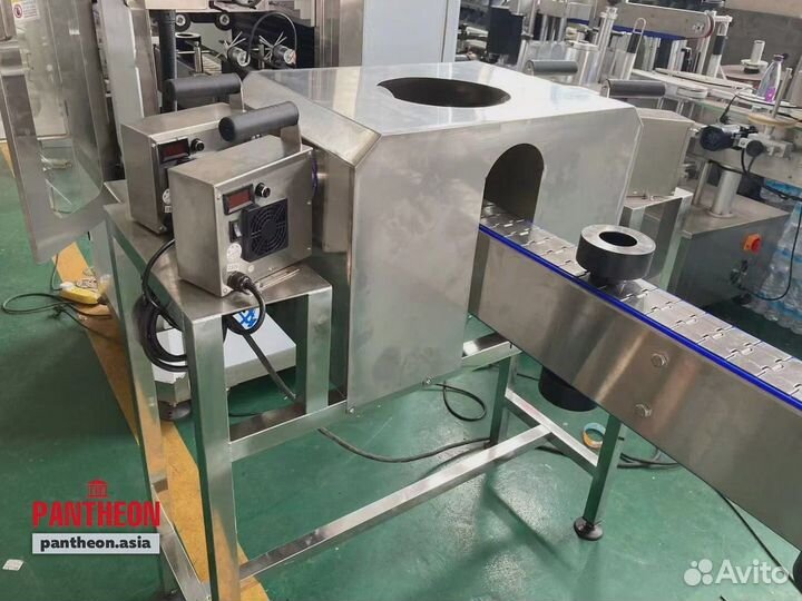 Этикетировочная линия с применением термоусадки