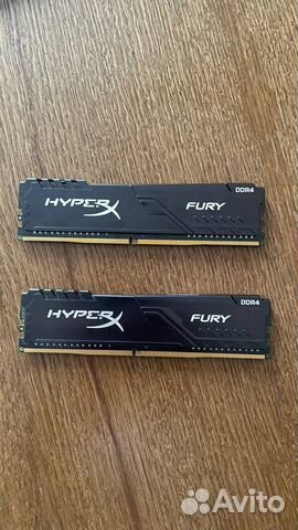 Kingston HyperX fury Black (hx432c16fb3k2/16) 16гб купить в Санкт ...