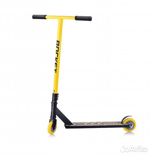 Самокат трюковый «rocket R0062» Желтый