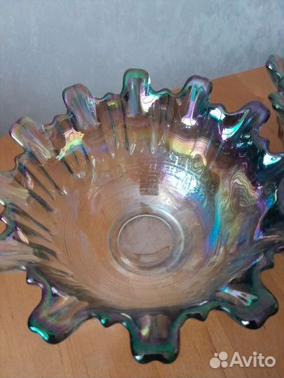 Вазочки цветное стекло