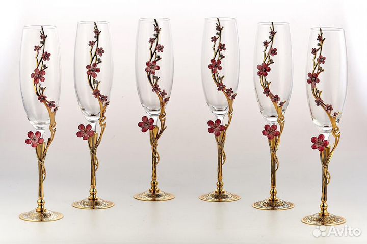 Бокалы для шампанского эксклюзив, Златоуст