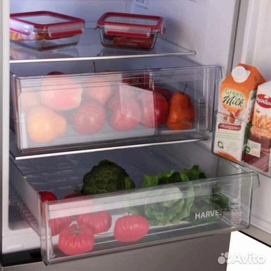 Холодильник beko B3rcnk362HX, нержавеющая сталь