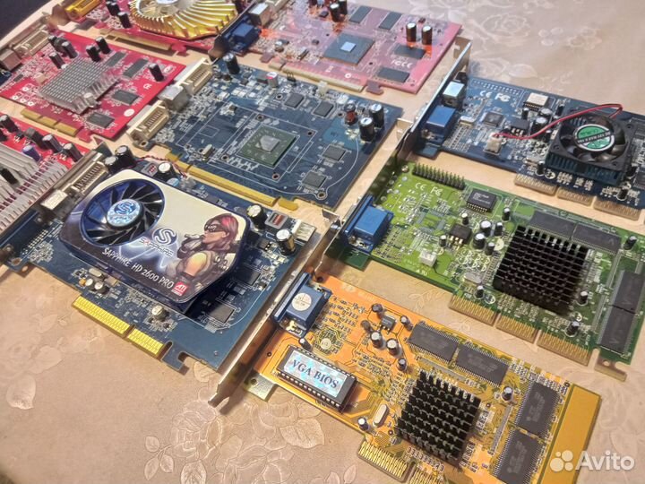 Видеокарты и материнские платы набор