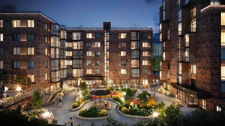 2-к. квартира, 76,8 м², 6/6 эт.