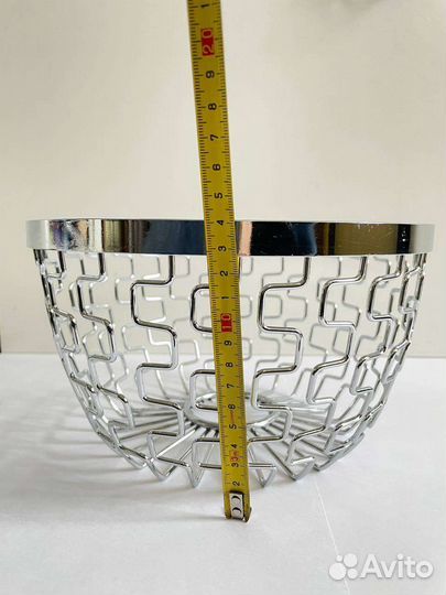 Ваза для фруктов металлическая