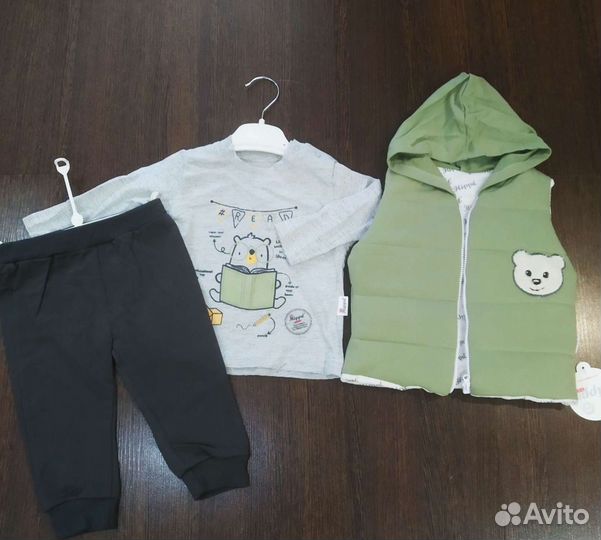 Детский костюм с жилетом Турция новый