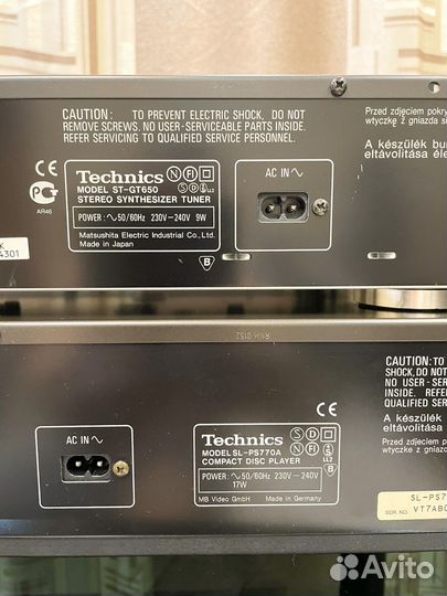 Technics st gt650/sl-ps770a