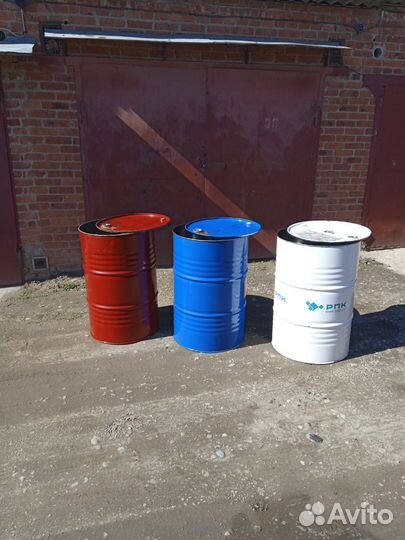 Бочка металлическая 200 литров для воды