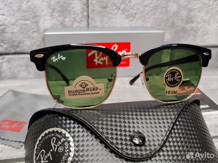 Солнцезащитные очки Ray Ban Стекло