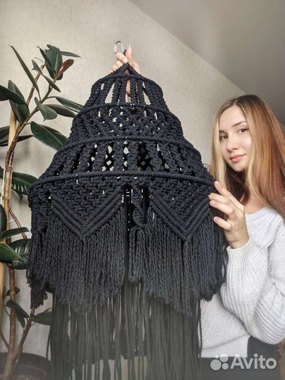 Макраме абажуры