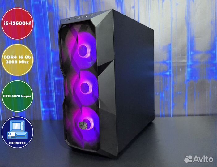 Сборка игрового пк i5-RTX4070SUP-16DDR4-PFT964-B760