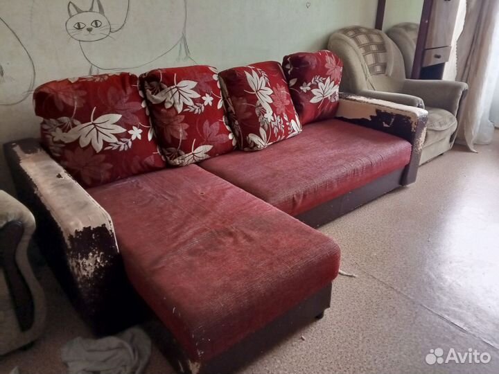 Угловой диван бу