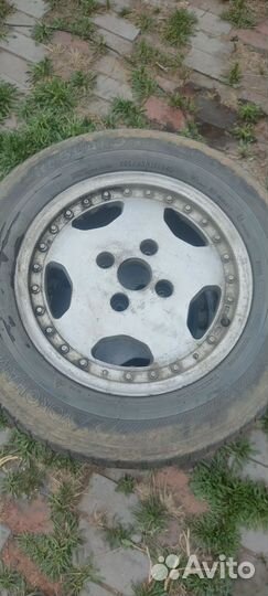 Литье диски r15 4x114.3 с резиной бу