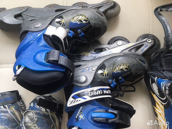 Роликовые коньки детские раздвижные 30-33 размен