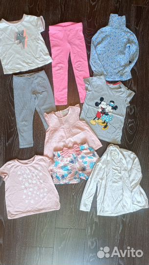 Пакет одежды для девочки 2-3 года