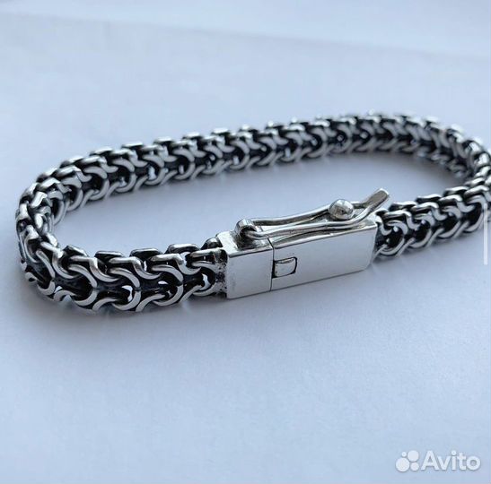 Серебряный браслет рамзес
