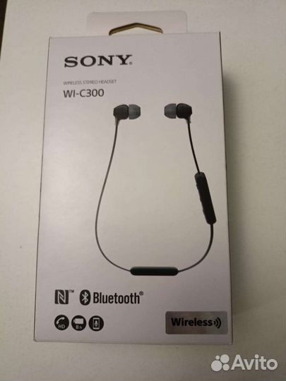 Беспроводные bluetooth наушники Sony WI c-300