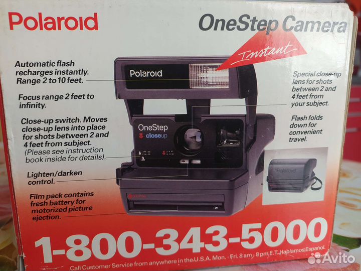 Обычный Полароид фотоаппарат