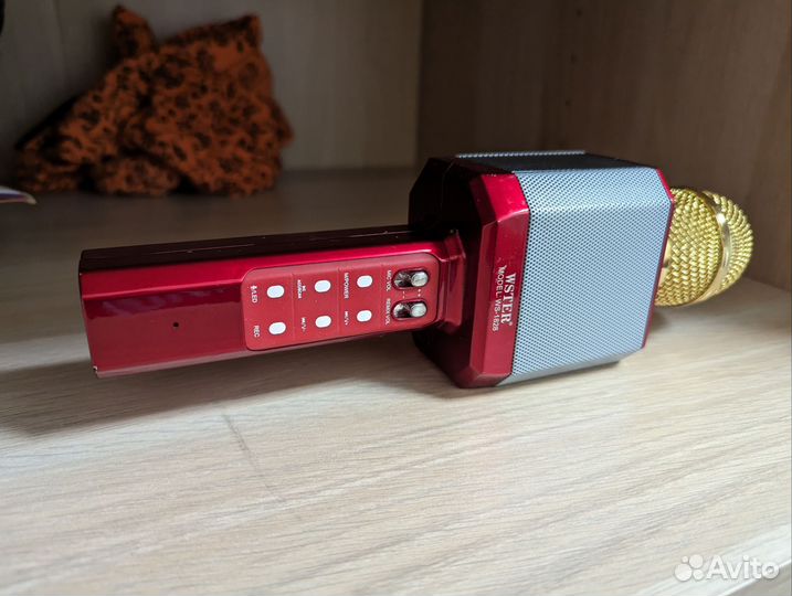 Беспроводной микрофон Wster WS-1828 (Красный)