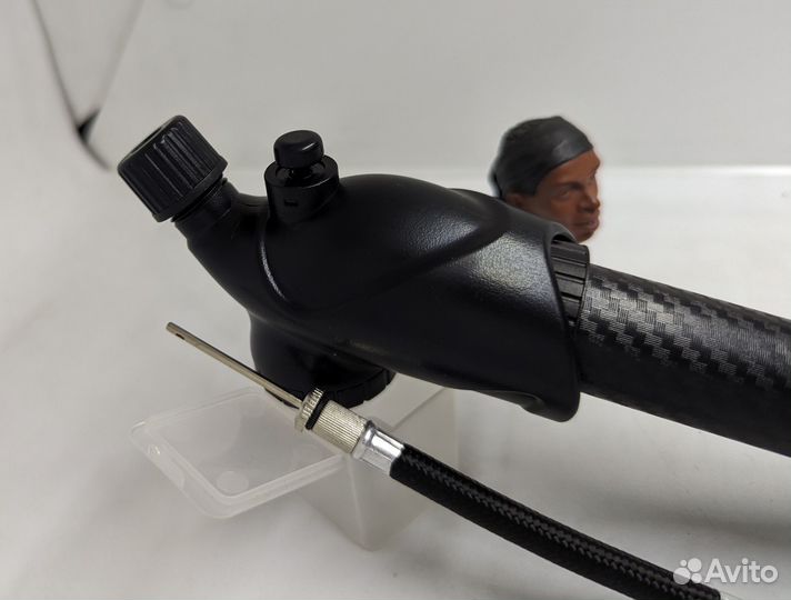 Ручной двусторонний насос для мяча с манометром