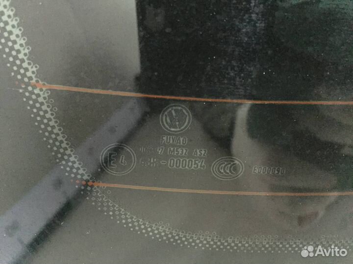 Стекло заднее Volkswagen Polo Sed RUS 2011