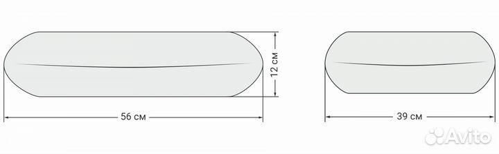Подушка Boss cloud memory 39*56,рассрочка