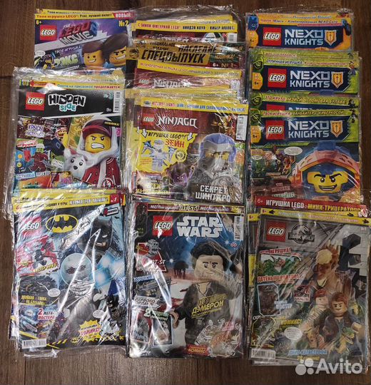 Детские журналы Lego. Новые. 9 шт. Обновлено