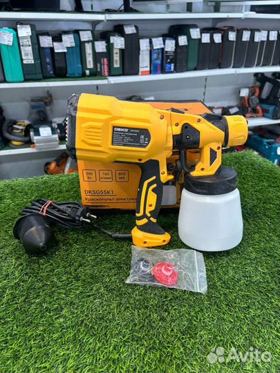 Краскопульт сетевой deko dksg55K1