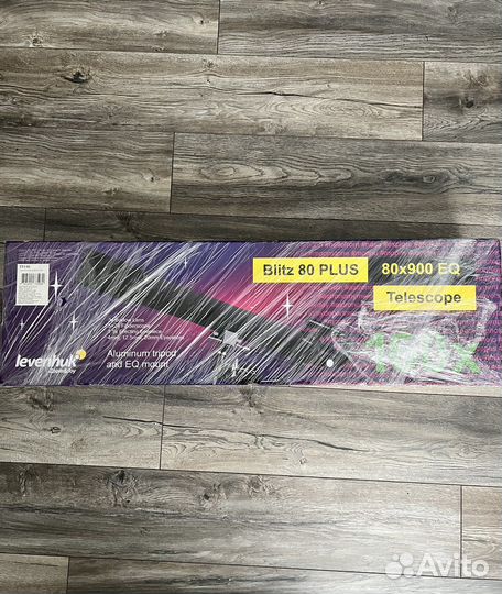 Телескоп levenhuk blitz 80 plus