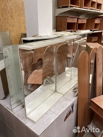 Зеркало в ванную с подсветкой бу