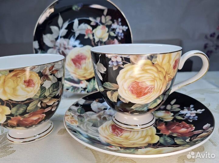 Чайные пары Нежный шелест Фарфор