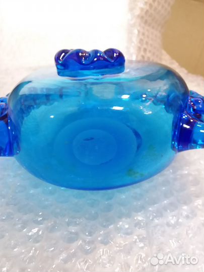 Ваза для цветов стекло гутное