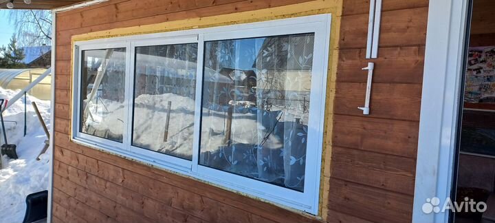 Раздвижные алюминиевые окна бу