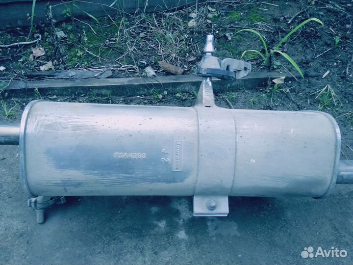 Глушитель от пежо 408 120 л.с двигатель ер6