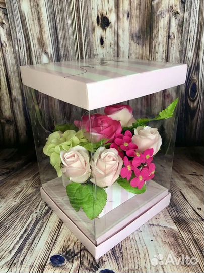 Букет мыльных роз,цветы