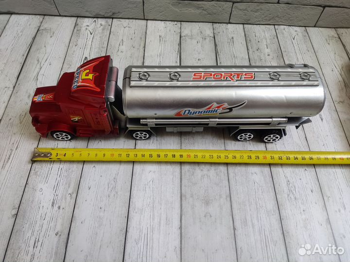 Машинки Игрушки Бензовоз и Фура
