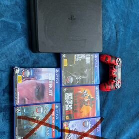 Sony PS4 slim с играми